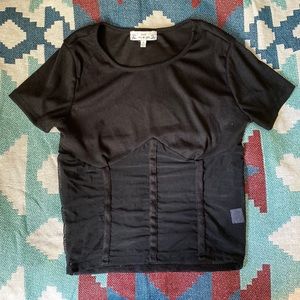 Women’s mesh corset top
